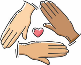 Stories & Success testimonials joining hands together